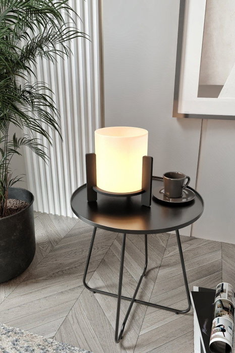 Opviq Lámpara de mesa Pine - Negro